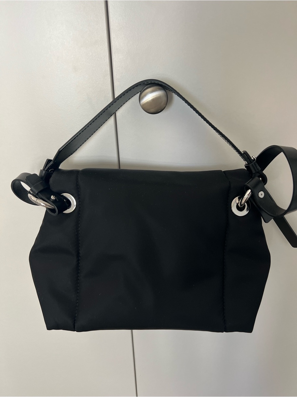 GANNI Pillow Small Flap Padded Crossbody Shoulder Bag - Picture 2 of 3